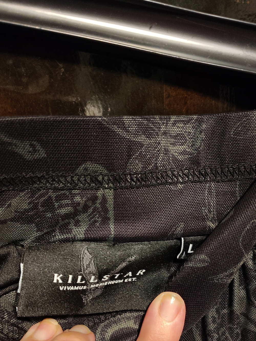 Killstar Sheer Tiered Maxi Skirt Goth - Picture 2 of 3